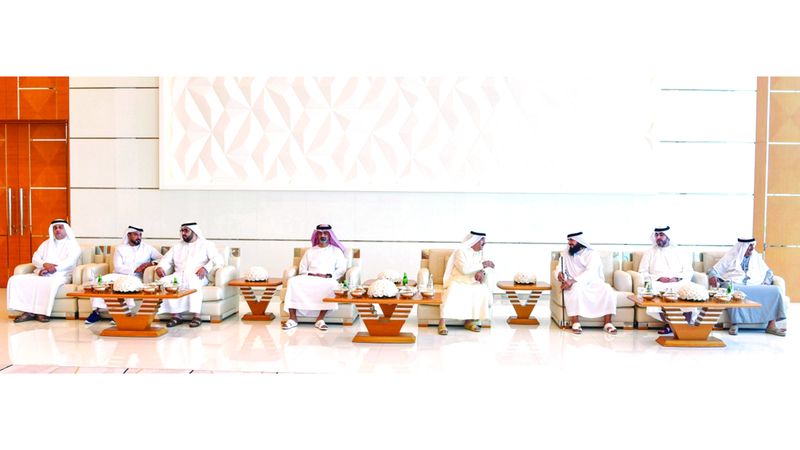 الامارات | سعود بن راشد المعلا يقيم حفل استقبال بمناسبة عقد قران ولي عهد أم القيوين