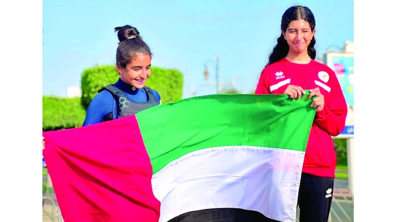 الامارات | مروة واليازية.. أصغر شقيقتين على منصة التتويج في «الشراع الخليجي»