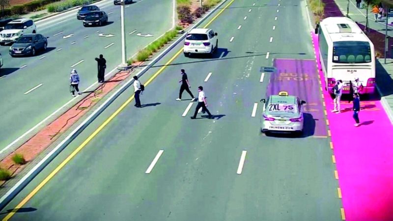 الامارات | مشاة يتسببون في حوادث خطرة على طرق رئيسة بالدولة خلال 2024