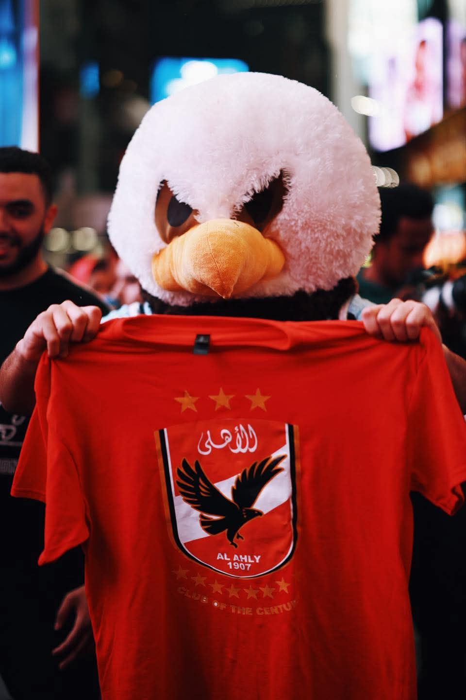 جماهير الأهلي تملأ ميدان تايم سكوير ليلة مباراة بالميراس.. صور