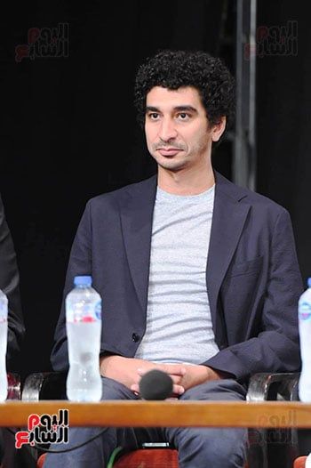محمد شاهين وعدد من صناع مسلسل لام شمسية يحضرون ندوة المركز الكاثوليكى.. صور