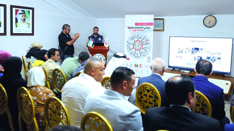 الامارات | وفد من البرلمان العربي يزور المستشفى الإماراتي العائم في العريش