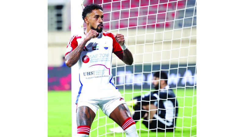 الامارات | 11 لاعباً سجلوا أهداف الشارقة في الدوري.. يتصدرهم كايو لوكاس