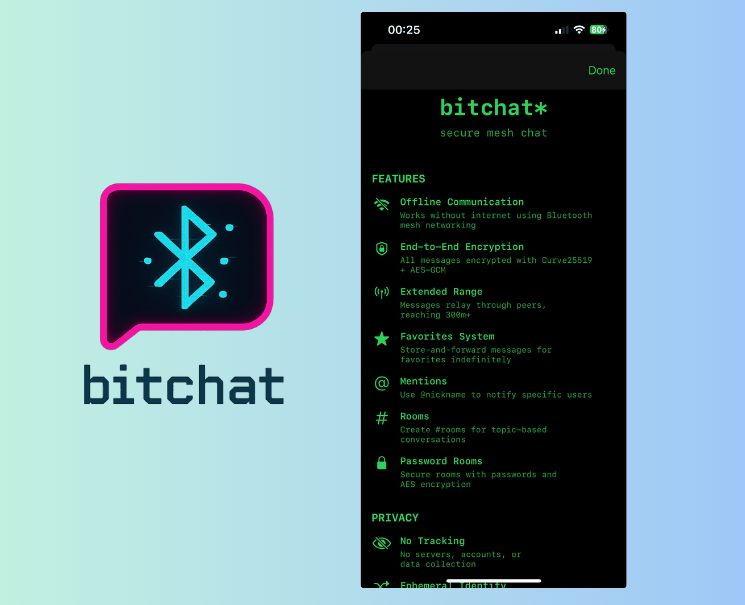 Bitchat.. تطبيق دردشة جديد بدون إنترنت يهدد عرش واتساب!