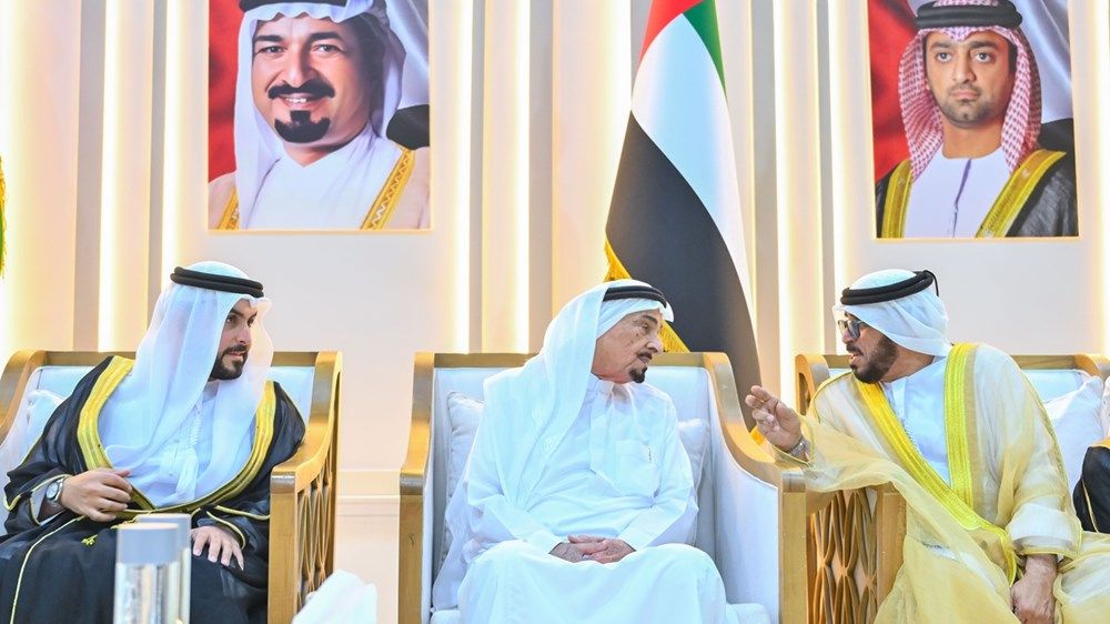حاكم عجمان يحضر أفراح النعيمي والمسيبي
