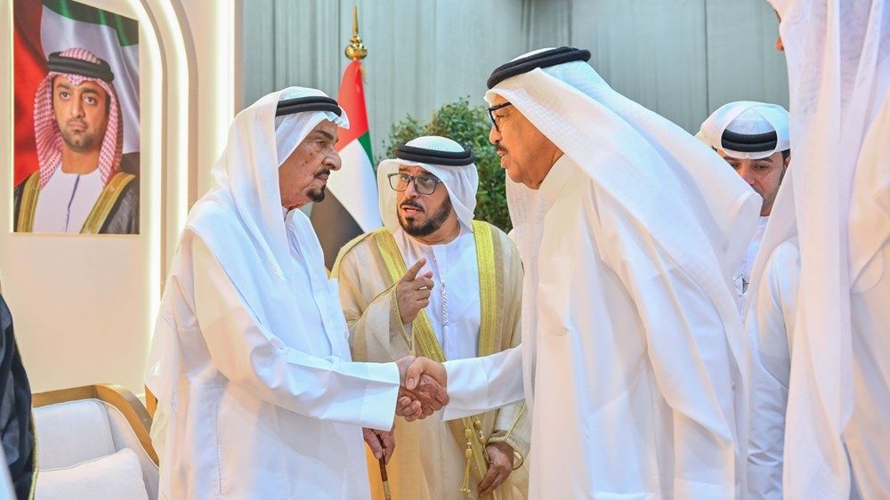 حاكم عجمان يحضر أفراح النعيمي والمسيبي