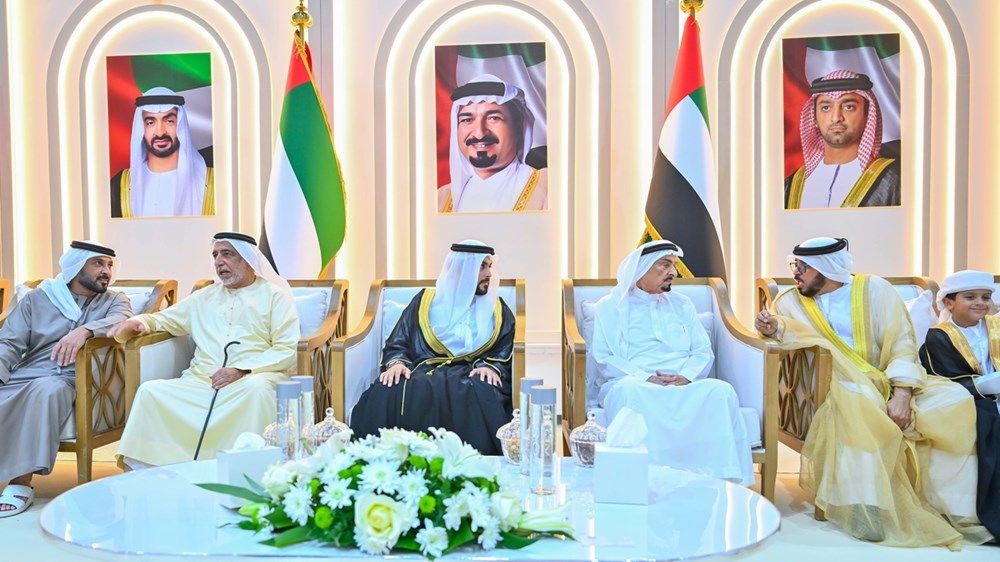 حاكم عجمان يحضر أفراح النعيمي والمسيبي