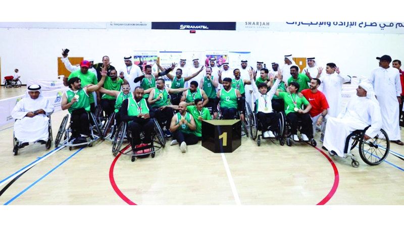 الامارات | «خورفكان للمعاقين» بطلاً لدوري «سلة الكراسي المتحركة»