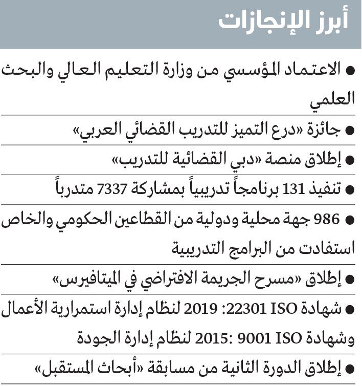 الامارات | 8 إنجازات لـ «دبي القضائي» تعزز ريادته في التدريب القانوني والقضائي