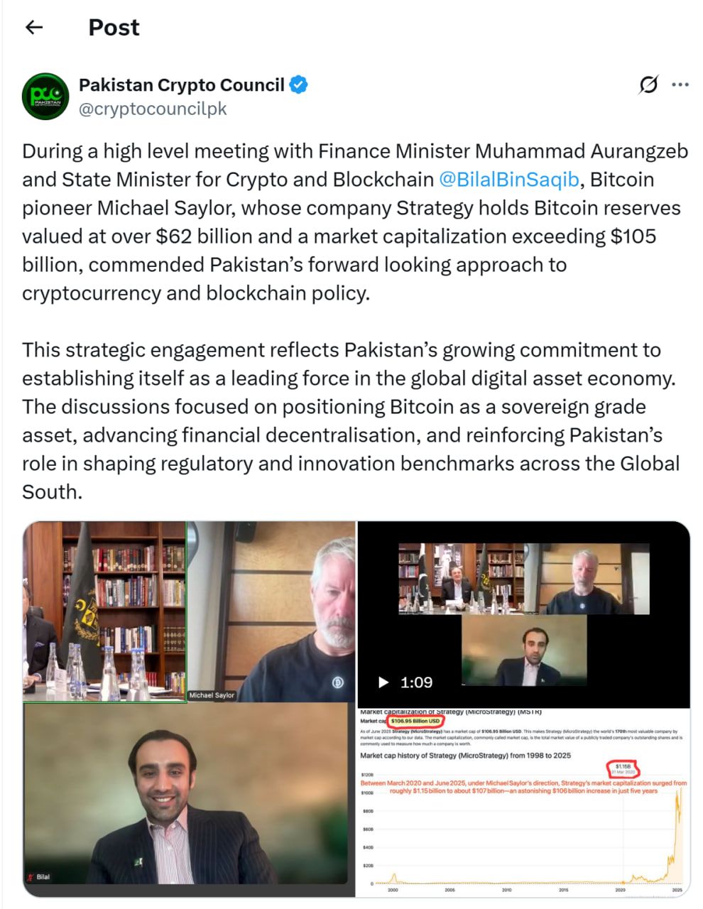 وزير العملات الرقمية في باكستان ورئيس السلفادور يناقشان استراتيجية البيتكوين