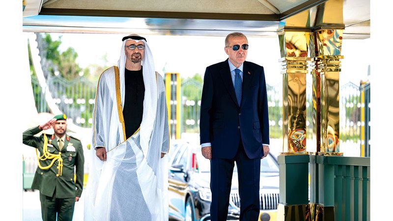 الامارات | بيان مشترك بمناسبة زيارة محمد بن زايد إلى تركيا
