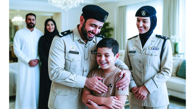 الامارات | أمّ تلجأ إلى شرطة الشارقة لإعادة الطمأنينة إلى طفلها