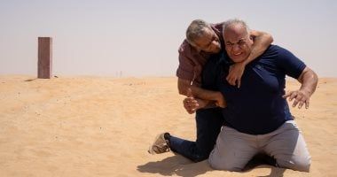 إصابة سيد رجب أثناء تصوير مشهد أكشن فى أحداث فيلم شلة ثانوى.. صور