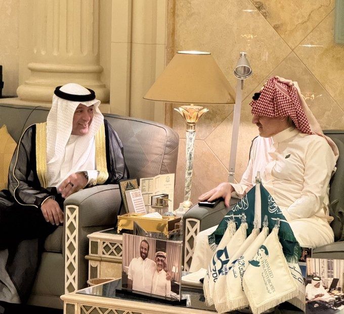 البديوي يعزي في وفاة الأمير الوليد بن خالد بن طلال