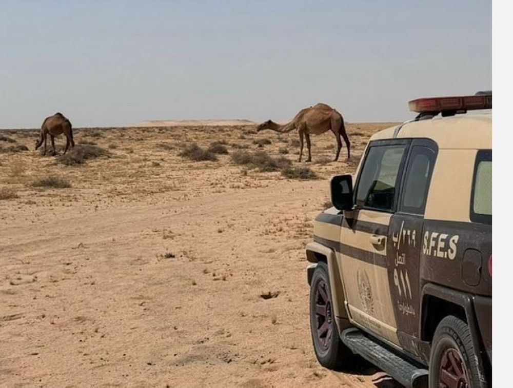 ضبط مخالف فرغ مواد خرسانية في محمية الأمير محمد بن سلمان الملكية