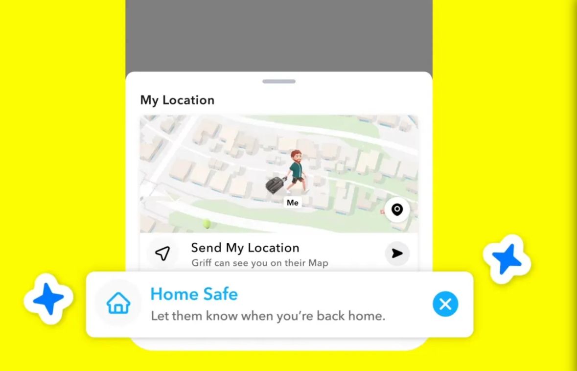 تكنولوجيا: ميزة جديدة في Snapchat تُبلغ أصدقاءك تلقائيًا عند وصولك للمنزل بأمان