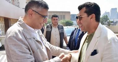 محافظ الجيزة يستقبل وزير الرياضة تمهيدًا لافتتاح عدد من المنشآت الرياضية