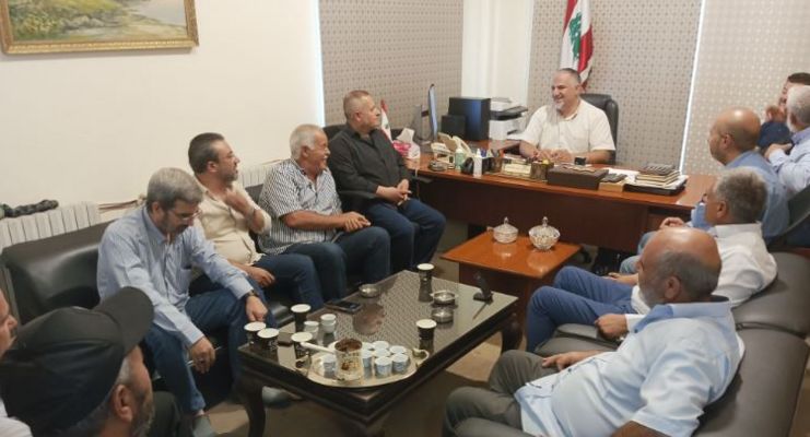 لقاء في مصلحة الزراعة في بعلبك بحث في مشاكل القطاع الزراعي