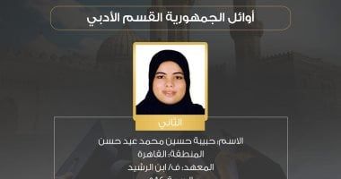 الثانية على الثانوية الأزهرية أدبى بنسبة 98.6%: كنت واثقة من تفوقى