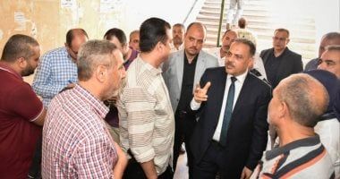 محافظ الجيزة يتفقد أعمال إصلاح كابل الكهرباء جهد 66 بساقية مكى.. فيديو