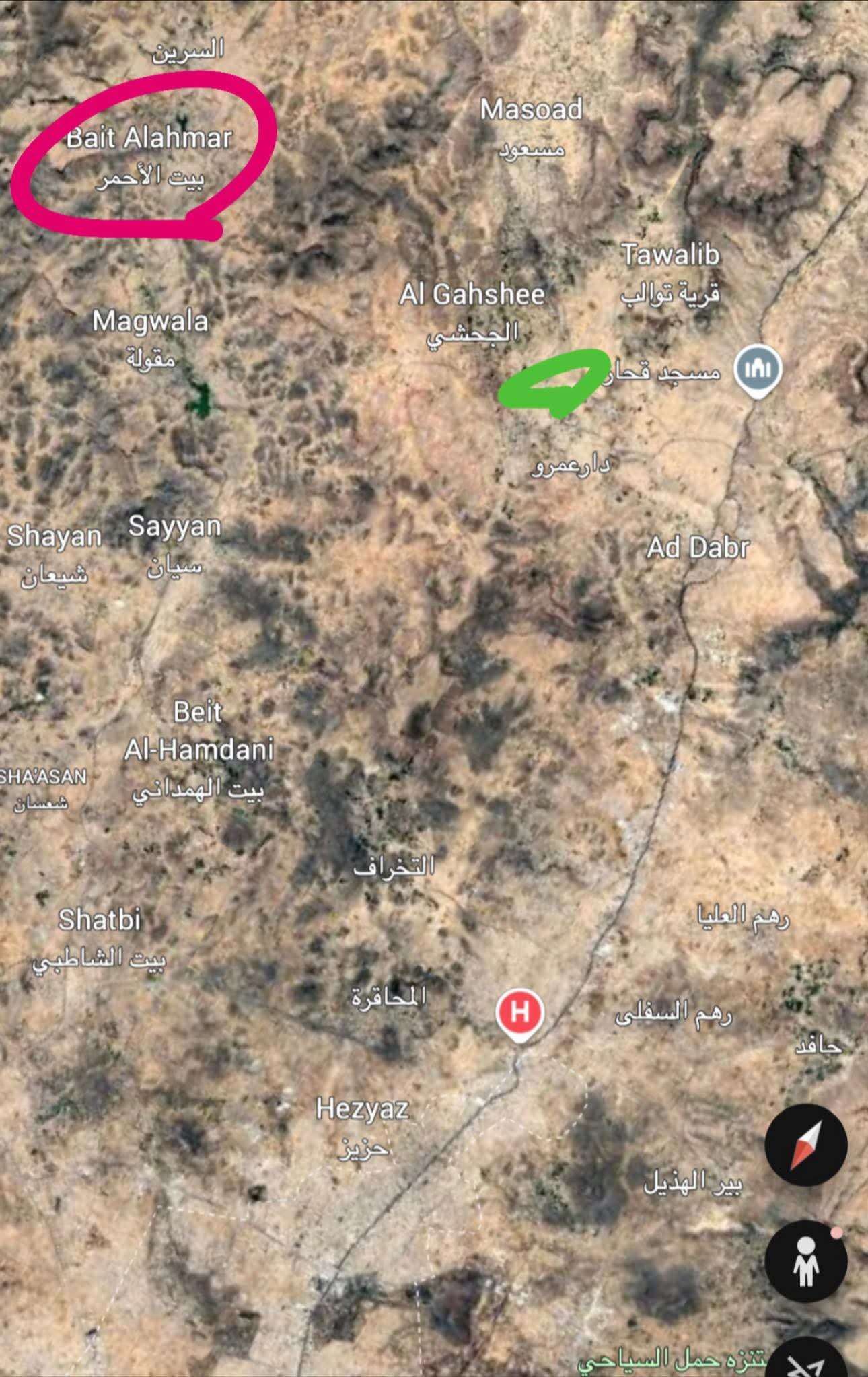 شاهد لاول مرة خريطة مغادرة الرئيس صالح منزله والكشف عن فيديو نادر لحظة وصوله هذه المنطقة