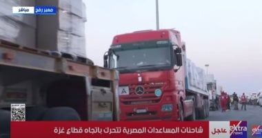 بجهود مصرية.. آلاف الأطنان من المساعدات تعبر رفح باتجاه كرم أبو سالم - الخليج 365