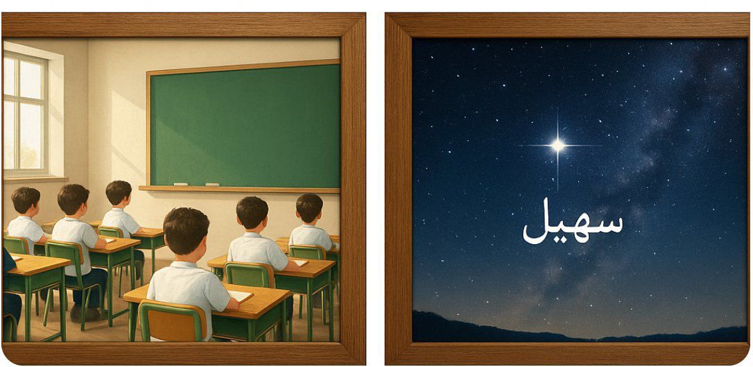 المسند : عودة الطلاب إلى مقاعدهم الدراسية توافق عودة نجم ⁧‫سهيل‬⁩