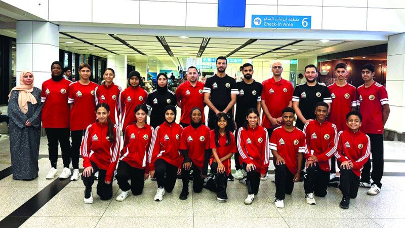 الامارات | لاعباً يمثلون منتخب التايكواندو في بطولة آسيا 16