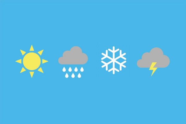 الطقس غدًا غائم جزئيًا مع انخفاض بدرجات الحرارة في المناطق الجبلية والداخلية