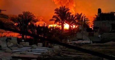 10 شهداء و40 مصابا بقصف إسرائيلى على منطقة المواصى غربى خان يونس