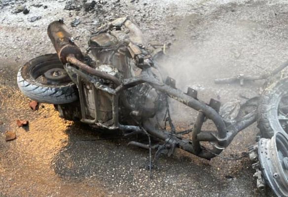وزارة الصحة: شهيد و4 جرحى جراء الغارة الإسرائيلية على دراجة نارية في بنت جبيل