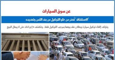 سوق السيارات.. الاستئناف تحذر من خلو التوكيل من بند الثمن وتحديده.. برلمانى