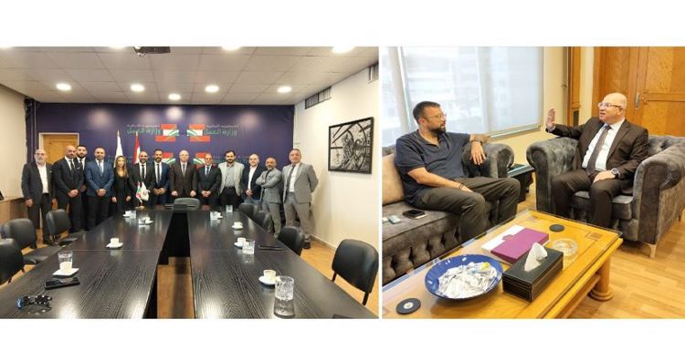 حيدر رعى توقيع عقد العمل الجماعي بين نقابة موظفي شركات الخليوي وإدارتَي "ألفا" و"تاتش"