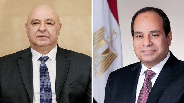 السيسي وعون يبحثان هاتفيًا سبل تعزيز العلاقات بين البلدين