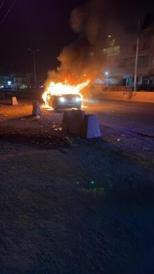 النشرة: غارة من مسيرة تستهدف سيارة على الطريق الدولي عند مدخل بلدة بريتال شرقي بعلبك