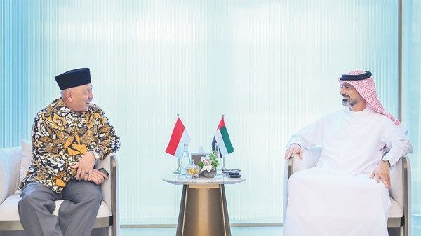 عمار بن حميد يستقبل سفير إندونيسيا