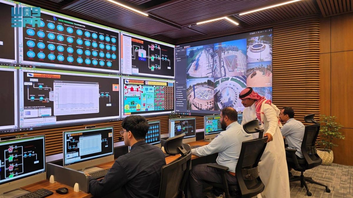 الجبيل الصناعية تدير أكبر شبكة ري ذكية عالميا