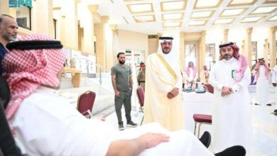 نائب أمير القصيم يشارك في حملة تبرع الدم بمبادرة سمو ولي العهد