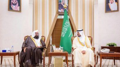 نائب أمير القصيم يستقبل رئيس الشؤوون الدينية بالحرمين الشريفين