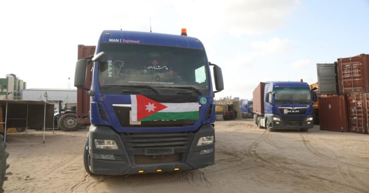 الأردن: نحمل إسرائيل مسؤولية اعتداء مستوطنين على مساعداتنا لغزة