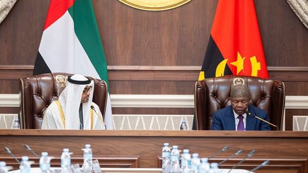 رئيس الدولة: الإمارات حريصة على مواصلة تطوير العلاقات مع أنغولا