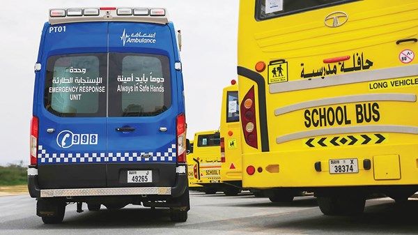 «إسعاف دبي» تكمل استعداداتها لتأمين العام الدراسي الجديد