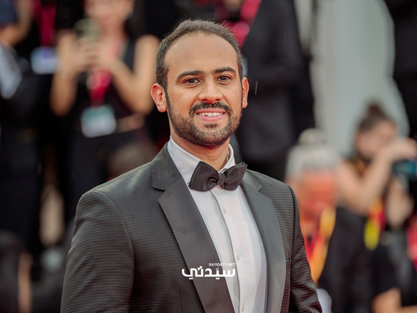 فيصل بالطيور الرئيس التنفيذي لمؤسسة البحر الأحمر السينمائي في افتتاح مهرجان فينيسيا السينمائي الـ 82