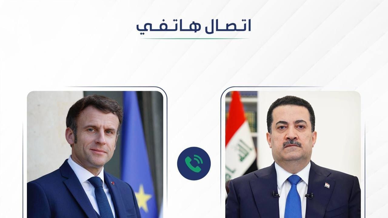 مباحثات هاتفية بين السوداني وماكرون حول ملفات متعددة وتحذير من مخاطر حرب جديدة