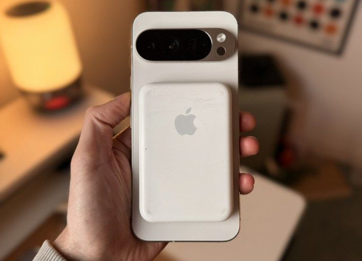 تكنولوجيا: Google Pixel 10 Pro XL يدعم شحن Apple MagSafe Battery Pack