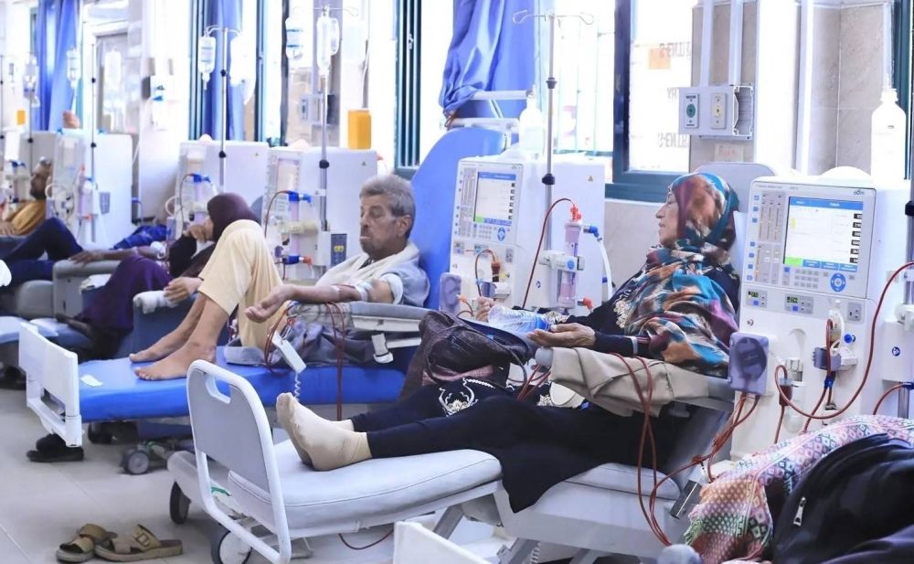 مشروع حيوي سعودي في مجمع طبي بغزة