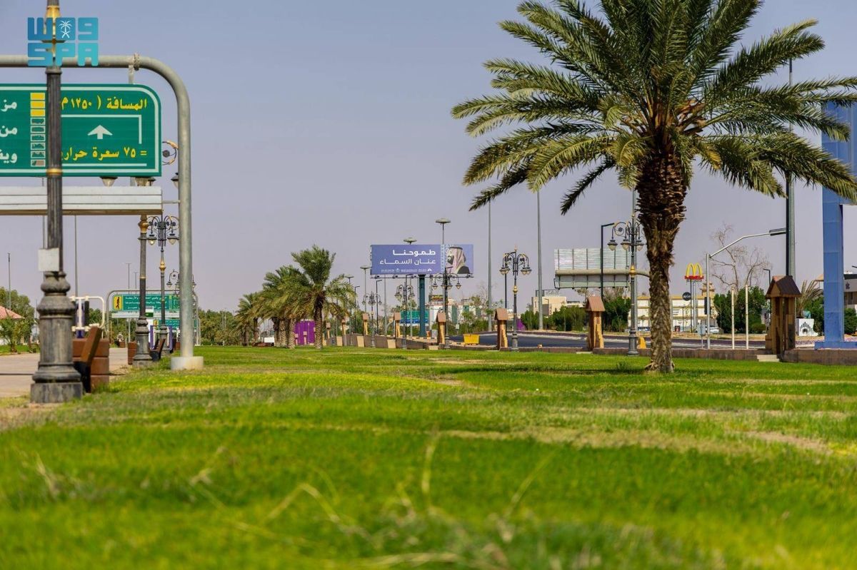 مليون م2 من المسطحات الخضراء برفحاء تستقبل الأهالي مع اعتدال الأجواء