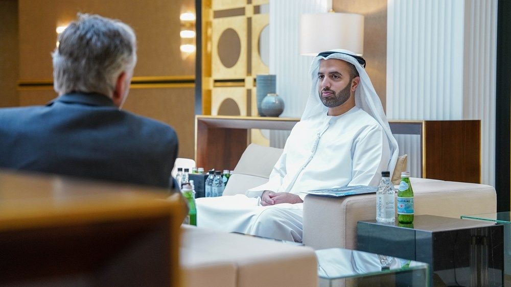 ولي عهد رأس الخيمة يستقبل ممثل برنامج الأغذية العالمي في دول الخليج