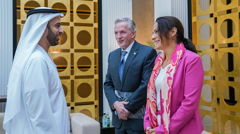 ولي عهد رأس الخيمة يستقبل ممثل برنامج الأغذية العالمي في دول الخليج