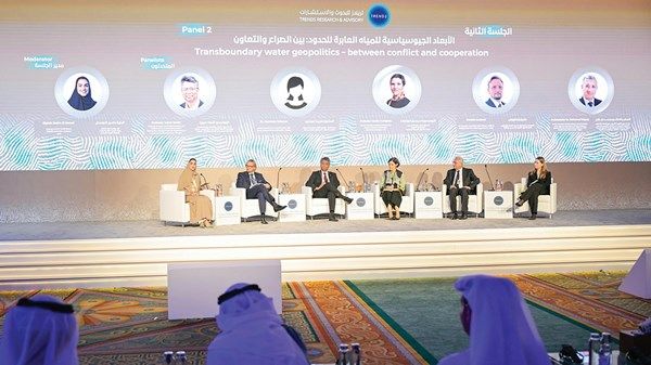 مؤتمر «تريندز» السنوي الخامس يدعو لتحويل المياه إلى رافعة للسلام والتكامل الإقليمي